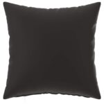 vidaXL Poťah na podložku 2 pcs HEERLEN Čierna 40 x 40 cm Polyester – Obrázok 3