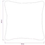 vidaXL Poťah na podložku 2 pcs HEERLEN Design s listami 40 x 40 cm – Obrázok 11