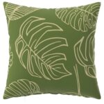vidaXL Poťah na podložku 2 pcs HEERLEN Design s listami 40 x 40 cm – Obrázok 3