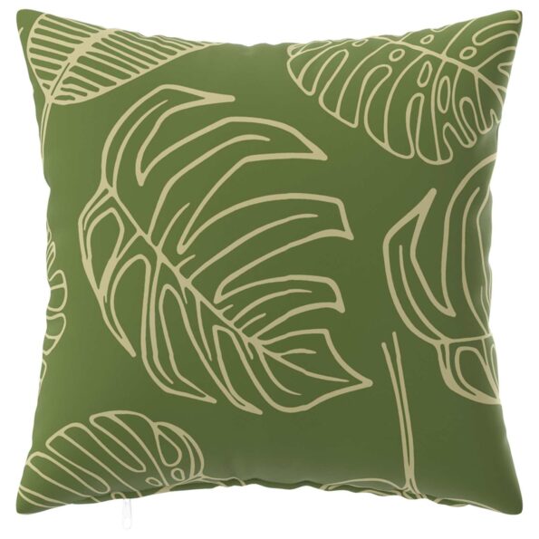 vidaXL Poťah na podložku 2 pcs HEERLEN Design s listami 40 x 40 cm – Obrázok 3