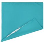 vidaXL Poťah na podložku 12 pcs HEERLEN Tyrkysová 40 x 40 cm Polyester – Obrázok 4
