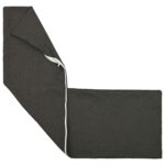 vidaXL Poťah na podložku HEERLEN Tmavosivá 40 x 145 cm Látka – Obrázok 3