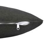 vidaXL Poťah na podložku HEERLEN Tmavosivá 40 x 145 cm Látka – Obrázok 4