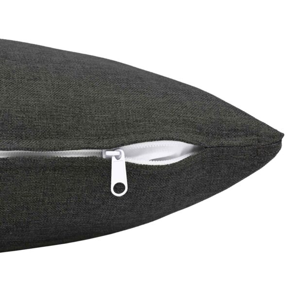 vidaXL Poťah na podložku HEERLEN Tmavosivá 40 x 145 cm Látka – Obrázok 4