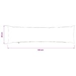 vidaXL Poťah na podložku HEERLEN Tmavosivá 40 x 145 cm Látka – Obrázok 9