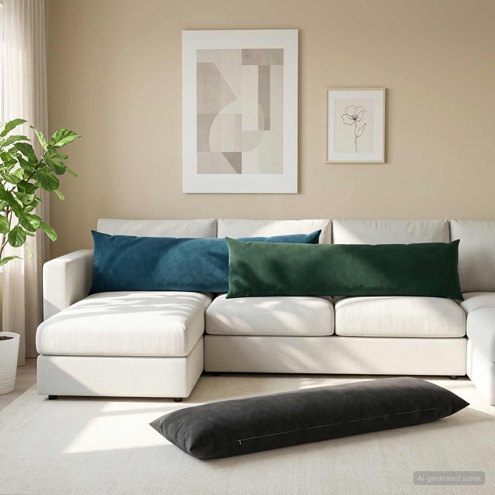 908823_1.jpg vidaXL Poťah na podložku HEERLEN Modrá 40 x 145 cm Zamat – Obrázok 1