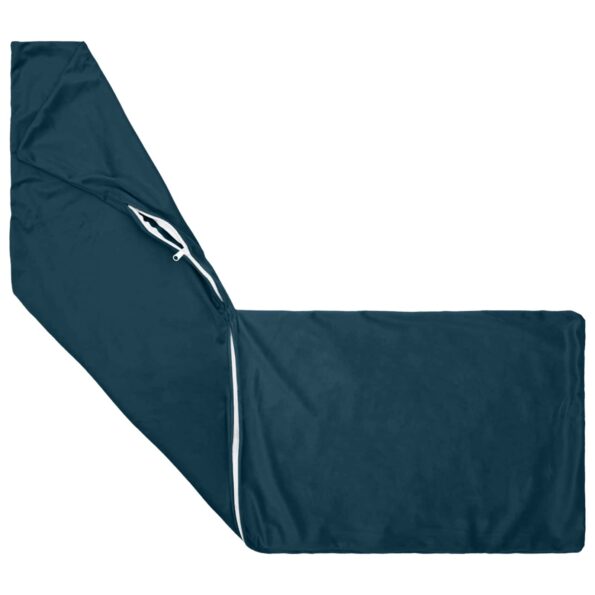 vidaXL Poťah na podložku HEERLEN Modrá 40 x 145 cm Zamat – Obrázok 4