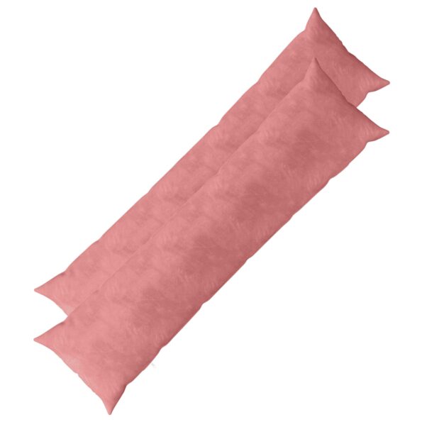 vidaXL Poťah na podložku 2 pcs HEERLEN Ružová 40 x 145 cm Zamat – Obrázok 2