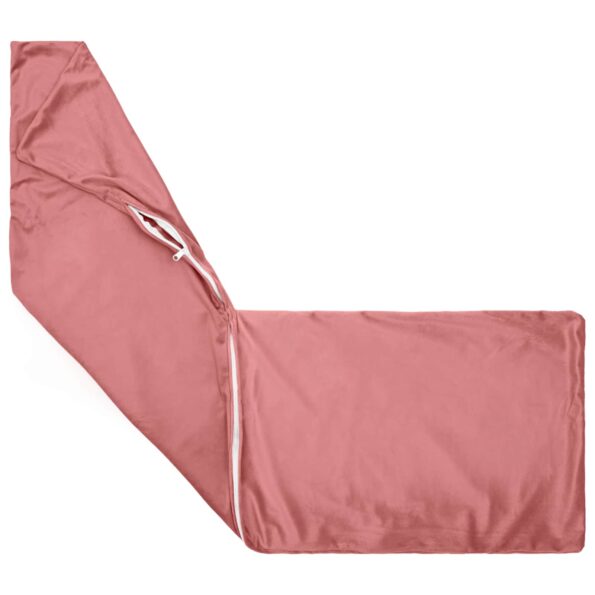 vidaXL Poťah na podložku 2 pcs HEERLEN Ružová 40 x 145 cm Zamat – Obrázok 4