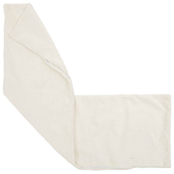 vidaXL Poťah na podložku HEERLEN Krémová 40 x 145 cm manšestr – Obrázok 3
