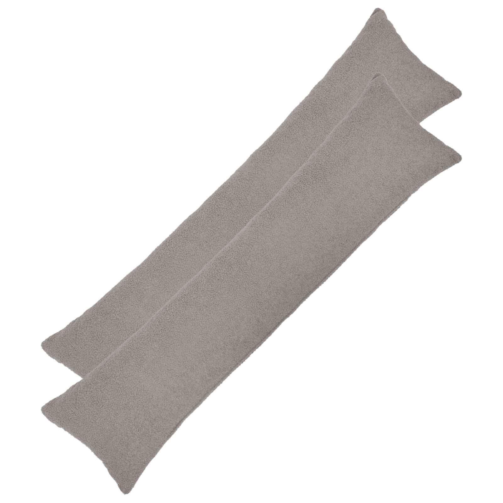 908908_1.jpg vidaXL Poťah na podložku 2 pcs HEERLEN Svetlosivá 40 x 145 cm Bouclé – Obrázok 1