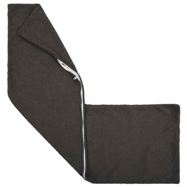 vidaXL Poťah na podložku HEERLEN Tmavosivá 40 x 145 cm Bouclé – Obrázok 3