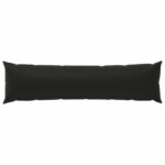 vidaXL Poťah na podložku HEERLEN Čierna 40 x 145 cm Polyester – Obrázok 4