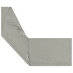 vidaXL Poťah na podložku HEERLEN Sivá 40 x 145 cm Polyester – Obrázok 5