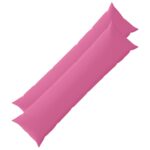 vidaXL Poťah na podložku 2 pcs HEERLEN Ružová 40 x 145 cm Polyester – Obrázok 2
