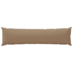 vidaXL Poťah na podložku HEERLEN Sivohnedá 40 x 145 cm Polyester – Obrázok 4