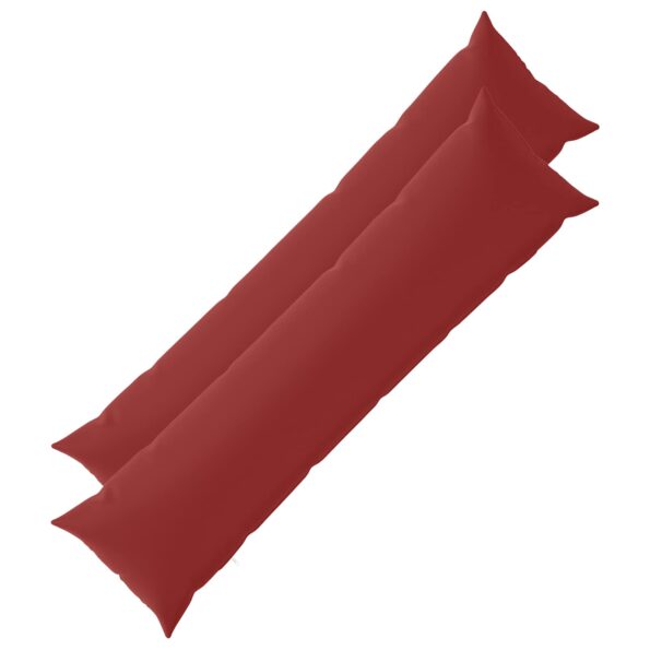 vidaXL Poťah na podložku 2 pcs HEERLEN Víno červené 40 x 145 cm – Obrázok 2