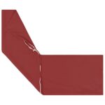 vidaXL Poťah na podložku 2 pcs HEERLEN Víno červené 40 x 145 cm – Obrázok 5