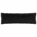 vidaXL Poťah na podložku HEERLEN Čierna 40 x 145 cm PV fleece – Obrázok 3