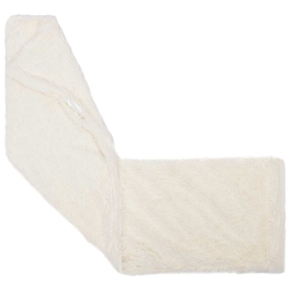 vidaXL Poťah na podložku HEERLEN Biela 40 x 145 cm PV fleece – Obrázok 4