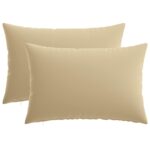 vidaXL Poťah na podložku 2 pcs HEERLEN Béžová 40 x 60 cm Polyester – Obrázok 2