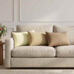 vidaXL Poťah na podložku 6 pcs HEERLEN Krémová 40 x 60 cm Polyester