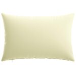 vidaXL Poťah na podložku 6 pcs HEERLEN Krémová 40 x 60 cm Polyester – Obrázok 3