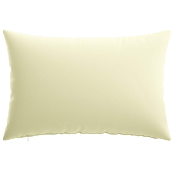 vidaXL Poťah na podložku 6 pcs HEERLEN Krémová 40 x 60 cm Polyester – Obrázok 3