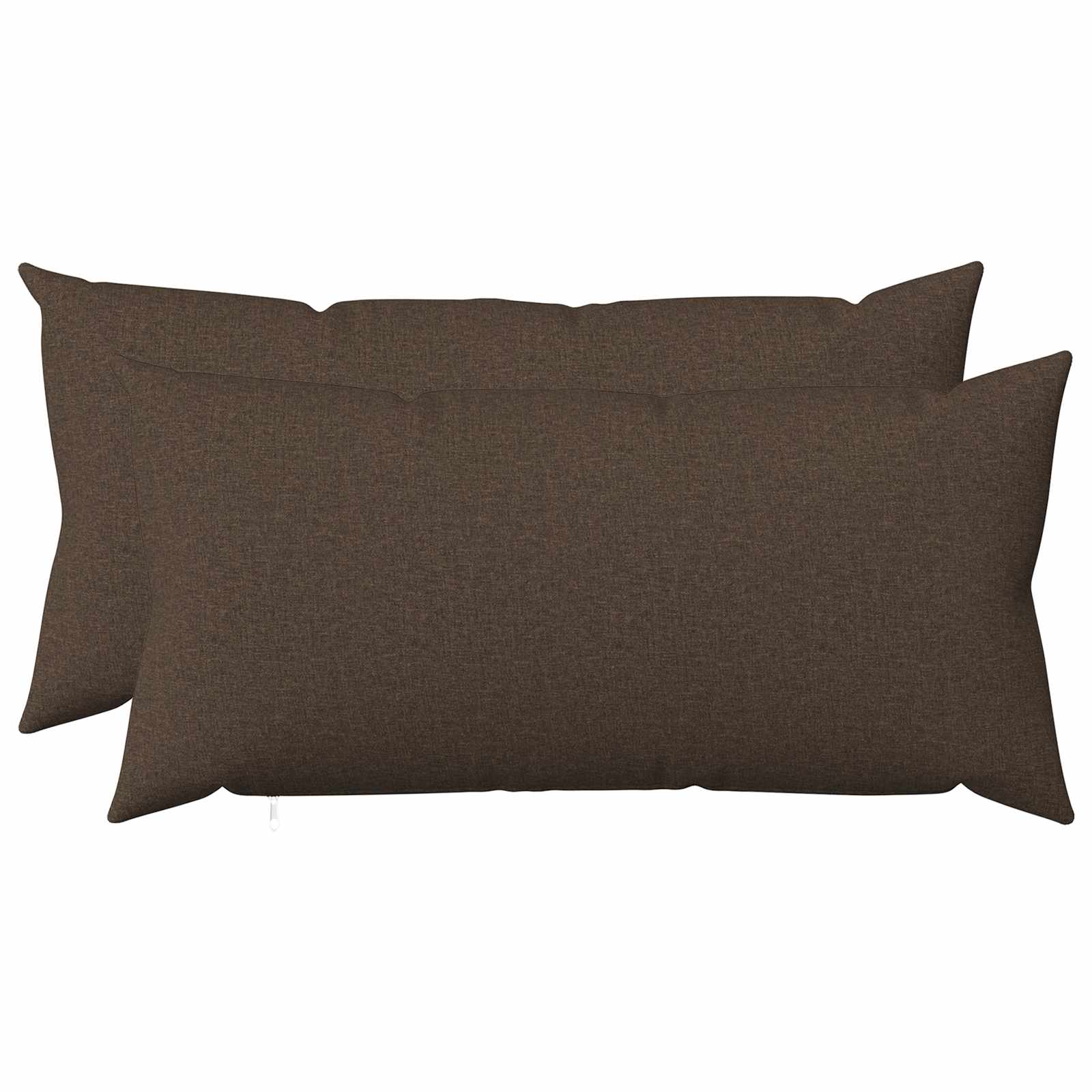 909447_1.jpg vidaXL Poťah na podložku 2 ks HEERLEN Sivohnedá 40 x 70 cm Látka – Obrázok 1