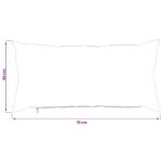 vidaXL Poťah na podložku 2 ks HEERLEN Sivohnedá 40 x 70 cm Látka – Obrázok 9