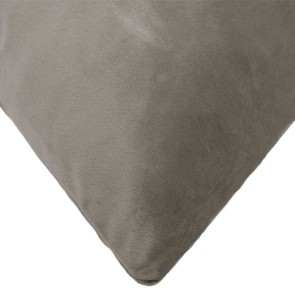 vidaXL Poťah na podložku 2 pcs HEERLEN Svetlosivá 40 x 70 cm Zamat – Obrázok 5