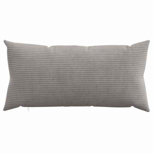 vidaXL Poťah na podložku 6 pcs HEERLEN Svetlosivá 40 x 70 cm manšestr – Obrázok 2