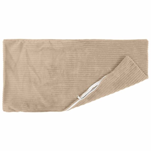 vidaXL Poťah na podložku 2 pcs HEERLEN Sivohnedá 40 x 70 cm manšestr – Obrázok 3