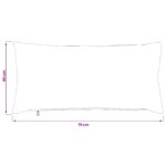 vidaXL Poťah na podložku 2 pcs HEERLEN Sivohnedá 40 x 70 cm manšestr – Obrázok 9