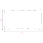 vidaXL Poťah na podložku 6 pcs HEERLEN Béžová 40 x 70 cm Polyester – Obrázok 11