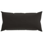 vidaXL Poťah na podložku 6 pcs HEERLEN Čierna 40 x 70 cm Polyester – Obrázok 3