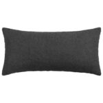 vidaXL Poťah na podložku 2 pcs HEERLEN Tmavosivá 40 x 80 cm Bouclé – Obrázok 2