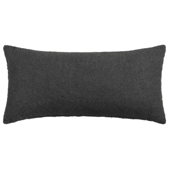 vidaXL Poťah na podložku 2 pcs HEERLEN Tmavosivá 40 x 80 cm Bouclé – Obrázok 2