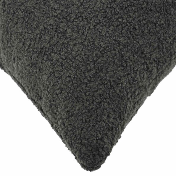 vidaXL Poťah na podložku 2 pcs HEERLEN Tmavosivá 40 x 80 cm Bouclé – Obrázok 4