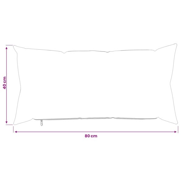 vidaXL Poťah na podložku 2 pcs HEERLEN Tmavosivá 40 x 80 cm Bouclé – Obrázok 9