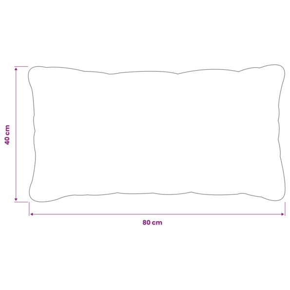 vidaXL Poťah na podložku 2 pcs HEERLEN Béžová 40 x 80 cm Polyester – Obrázok 11