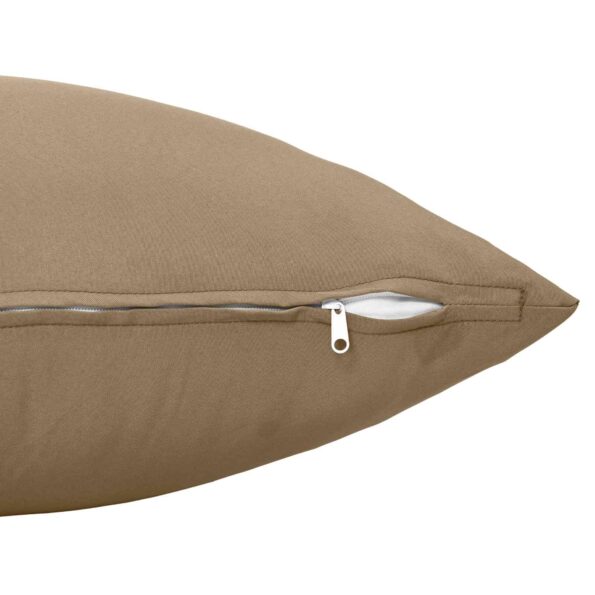 vidaXL Poťah na podložku 12 ks HEERLEN Sivohnedá 40 x 80 cm Polyester – Obrázok 6