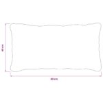 vidaXL Poťah na podložku 6 pcs HEERLEN Tyrkysová 40 x 80 cm Polyester – Obrázok 11