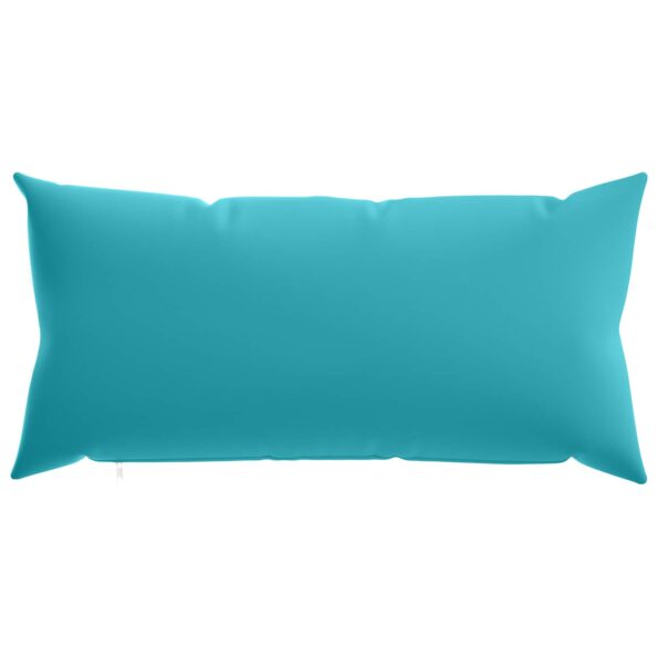 vidaXL Poťah na podložku 6 pcs HEERLEN Tyrkysová 40 x 80 cm Polyester – Obrázok 3