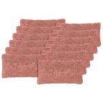 vidaXL Poťah na podložku 12 pcs HEERLEN Ružová 40 x 80 cm PV fleece – Obrázok 2