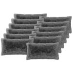vidaXL Poťah na podložku 12 pcs HEERLEN Svetlosivá 40 x 80 cm – Obrázok 2