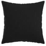 vidaXL Poťah na podložku 2 ks HEERLEN Čierna 45 x 45 cm Látka – Obrázok 2