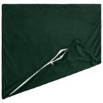 vidaXL Poťah na podložku 2 pcs HEERLEN Tmavozelená 45 x 45 cm Zamat – Obrázok 4