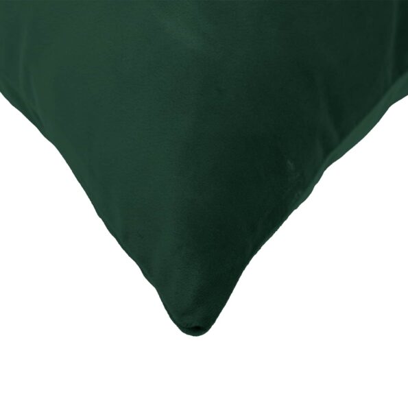 vidaXL Poťah na podložku 2 pcs HEERLEN Tmavozelená 45 x 45 cm Zamat – Obrázok 5