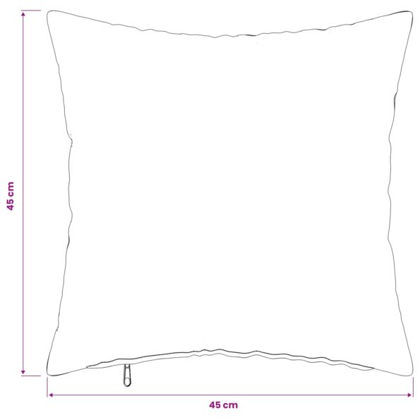 vidaXL Poťah na podložku 6 pcs HEERLEN Tmavosivá 45 x 45 cm Bouclé – Obrázok 9